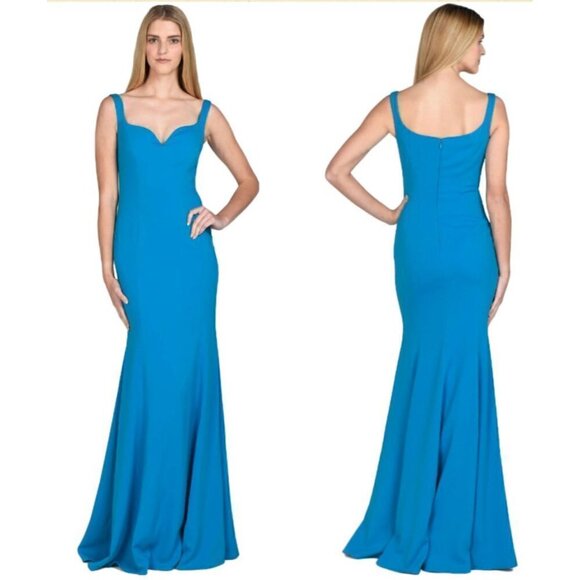 Badgley Mischka Dresses & Skirts - Badgley Mischka Sleeveless Sweetheart Neckline Mermaid Trumpet Maxi Dress Formal